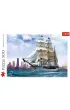 Puzzle 500 el. �aglowiec na tle Chicago Trefl