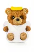 Strojnisie Ba�niowe Misie Anio�ek + Diabe� + fioletowa sukienka ksi�niczki 2-pack