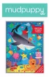 Mudpuppy Puzzle-kartka z �yczeniami 12 el. Kosmos/Rekin mix