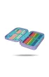 CoolPack Pi�rnik potr�jny z wyposa�eniem Jumper 3 Stitch Pastel