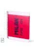 Milan Zeszyt na spirali A4 1918 r�owy czysty 80 kartek