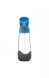 b.box Butelka na wod� tritanowa ze s�omk� Blue Slate 600 ml