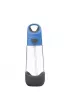b.box Butelka na wod� tritanowa ze s�omk� Blue Slate 600 ml