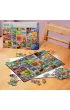 Puzzle 200 el. XL Znaczki pocztowe Ravensburger