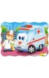 Puzzle konturowe 30 el. Ambulance Doctor Castorland