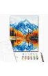 Brushme Malowanie po numerach - Jesie� w g�rach 40x50cm