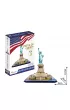 Puzzle 3D 40 el. Statua Wolno�ci Cubic Fun