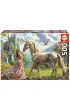 Puzzle 500 el. Wr�ka, jednoro�ec i motyl Educa