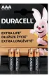 Bateria LR03 Duracell Extra Life B/C DURACELL LR3/AAA B4 4 szt.