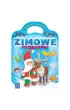 Zimowe rysowanki. Ksi��eczka z naklejkami