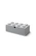 Szufladka na biurko klocek LEGO Brick 8 Szara