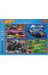 Puzzle 4x250 Wycigowe auta TREFL