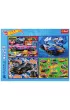 Puzzle 4x250 Wycigowe auta TREFL