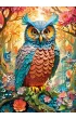 Puzzle 1000 el. Quilled Owl CherryPazzi