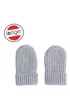 Lodger Rkawiczki niemowlce z weny merino 100% Drizzle 0-12 mies.