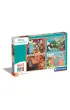 Puzzle 4w1 - SuperColor. Disney Classic (12+16+20+24 el.) Clementoni