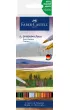 Faber-Castell Pisak akwarelowy goldfaber aqua dwustronny zestaw tuscany 6 szt.