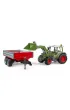 Traktor Fendt Vario 211 z �adowaczem i przyczep� Bruder