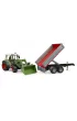 Traktor Fendt Vario 211 z �adowaczem i przyczep� Bruder