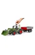 Traktor Fendt Vario 211 z �adowaczem i przyczep� Bruder