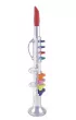 Bontempi Klarnet srebrny 8 klawiszy 42 cm