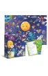 Puzzle 100 Look&Find Szalony kosmos Dodo