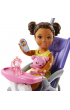 Barbie Opiekunka Zestaw + Lalki FHY97 Mattel