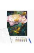 Brushme Malowanie po numerach - Wspania�y kwiat 40x50cm