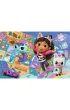 Puzzle 100 el. Przyja�� w kocim domku Trefl