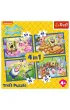 Puzzle 4w1 - Podwodne �ycie SpongeBoba (35+48+54+70 el.) Trefl