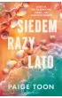 Siedem razy lato – Paige Toon – okładka ebook