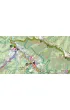 Bieszczady. Laminowana mapa i przewodnik 2w1