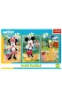 Puzzle 3x50 el. Myszki na wakacjach Trefl