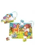 Puzzle maxi 2w1 (12+48 el.) Farma Roter Kafer