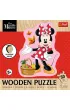 Puzzle drewniane 50 el. Weso�a Minnie Trefl
