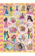 Barbie. Megakolorowanka. Brokatowe naklejki