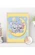 Twoje Hobby Malowanie po numerach - Myszki na ksi�ycu 40x50cm