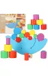 Gra zr�czno�ciowa montessori uk�adanka balansuj�ca klocki drewniane ksi�yc