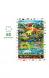 Puzzle obserwacyjne 60 el. Dinozaury Bright Junior Media