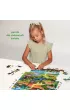 Puzzle obserwacyjne 60 el. Dinozaury Bright Junior Media