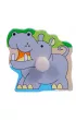 Uk�adanka drewniana z uchwytami. Zwierz�ta Zoo Smily Play
