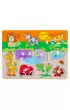 Uk�adanka drewniana z uchwytami. Zwierz�ta Zoo Smily Play