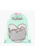St. Majewski Worek na obuwie Pusheen mint