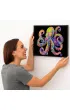 Diamond Dotz Haft diamentowy - Adults Flocked Neon Octopus 35.5x45.7cm