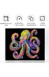Diamond Dotz Haft diamentowy - Adults Flocked Neon Octopus 35.5x45.7cm