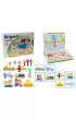 Puzzle magnetyczne 57 el. Pojazdy Askato