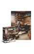 Puzzle 500 el. Medium-L Transport. Motocykl w gara�u Dodo