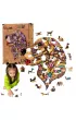Puzzle drewniane eko 125 el. Wierny Sirko A3 Maksik