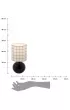Atmosphera Lampka stoowa Timeo W kratk 25 cm