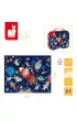 Puzzle w walizce 54 el. Rakieta kosmiczna Janod